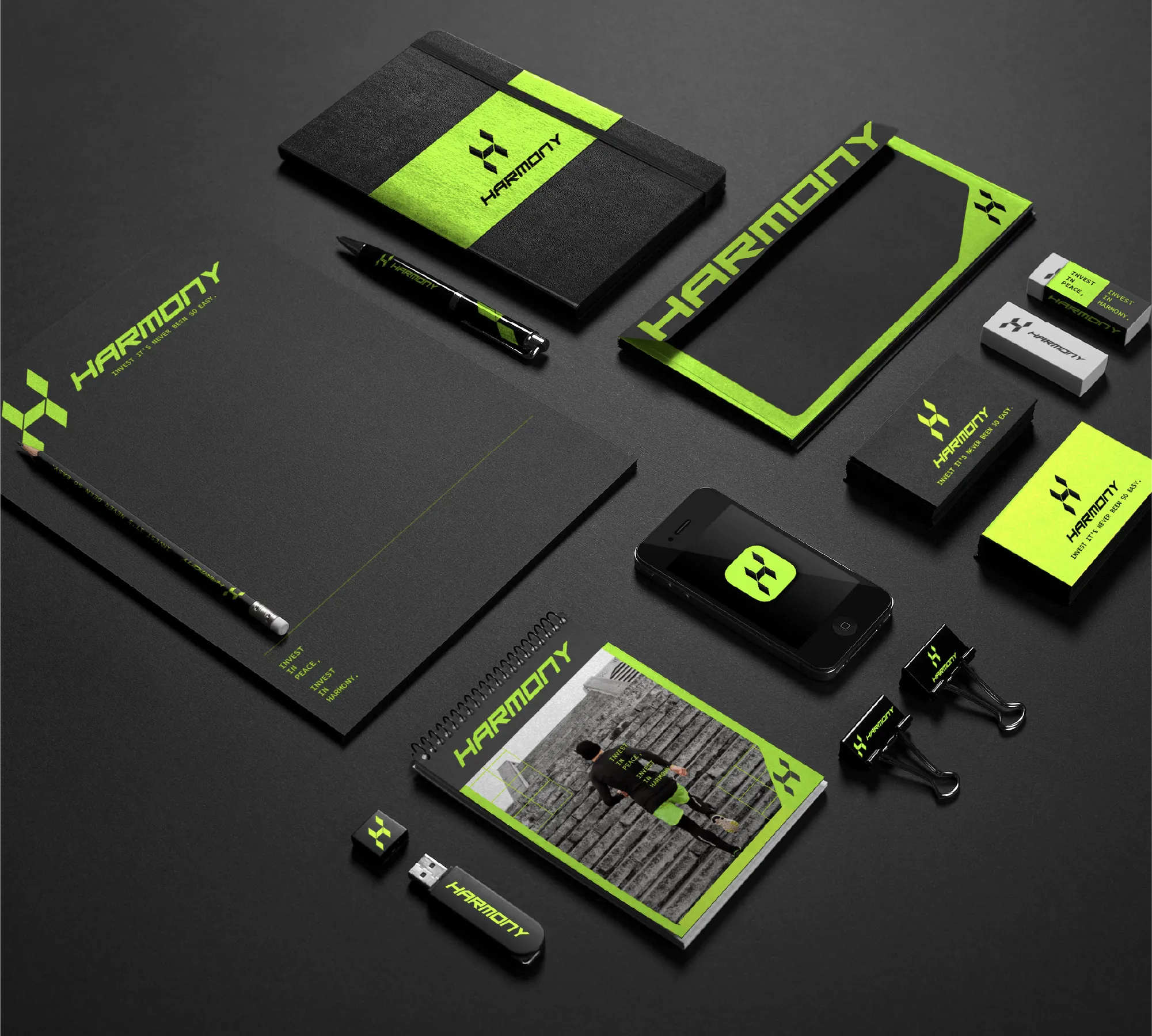 Harmony Investments brand work